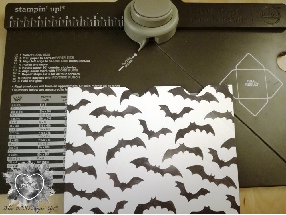 Stampin' Up!, Envelope Punch Board, Halloween, Verpackung