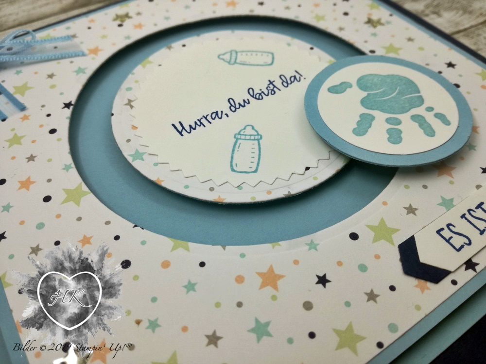 Stampin' Up!; Karte; Baby; First steps, 